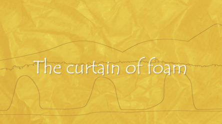 Visuel de The curtain of foam