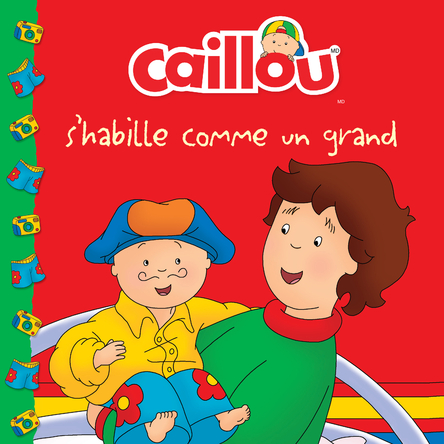 Caillou s'habille comme une grand