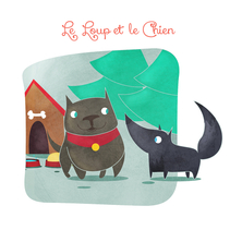 Le  Loup et le Chien