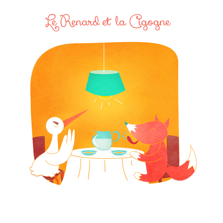 Le Renard et la Cigogne | Marie Comont