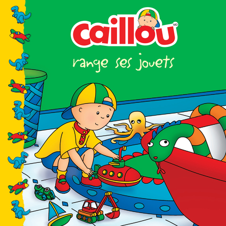 Caillou range ses jouets